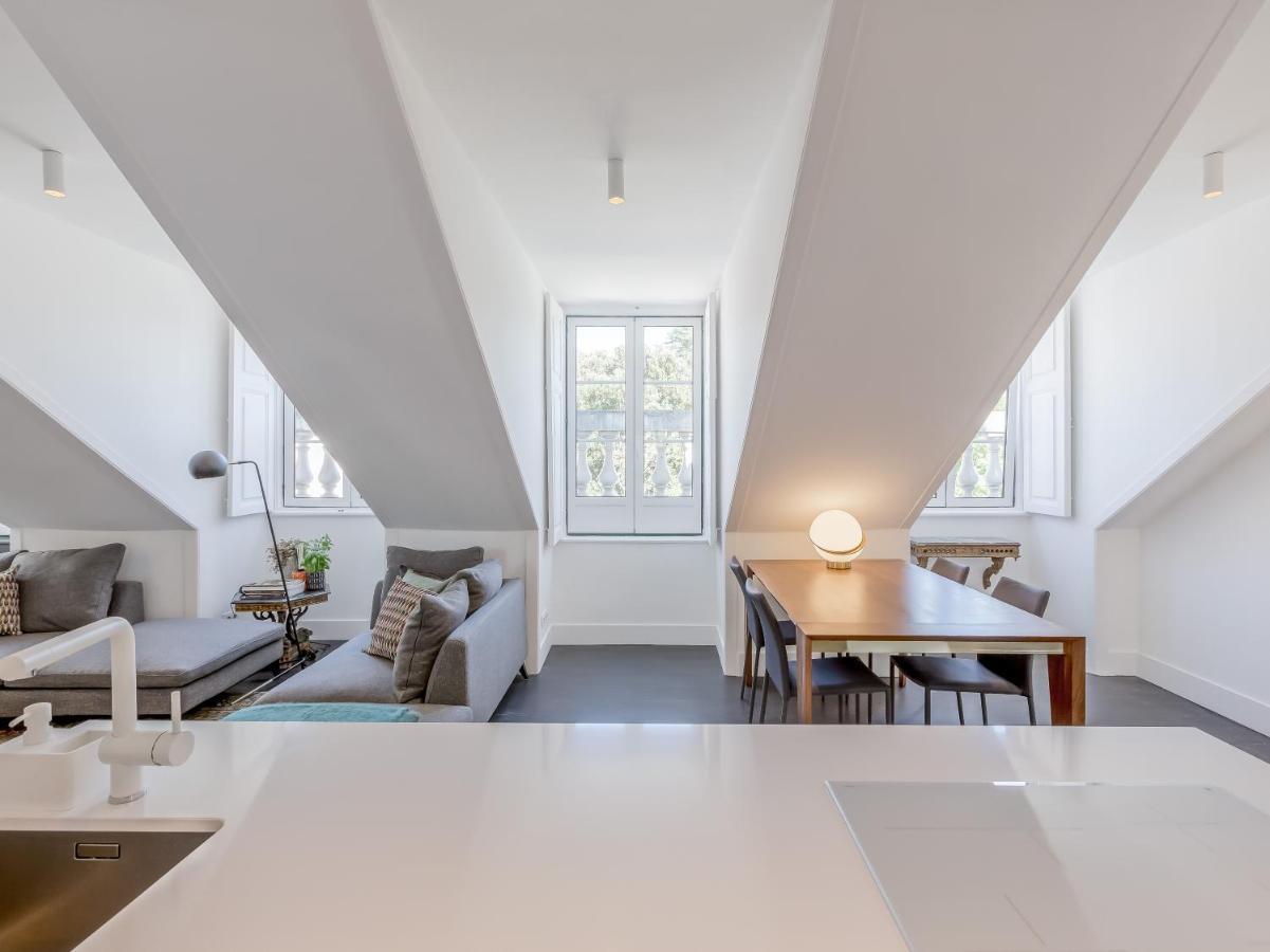 Principe Real Charming Garden View Flat At The Heart Of Lisbon Leilighet Eksteriør bilde